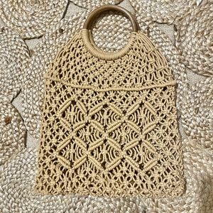 Unbranded | Tan Crocheted Bag